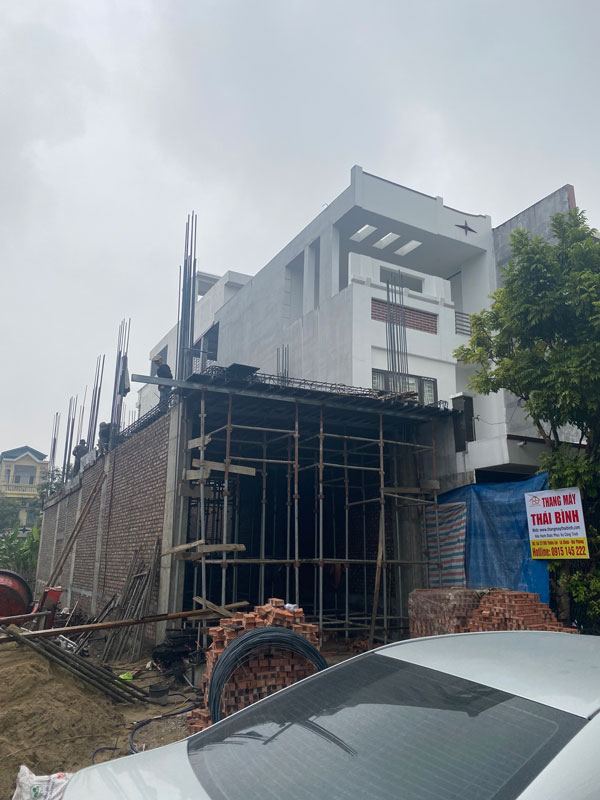 Xây dựng hố thang máy công trình ông Trung Trực Cát 2- Vĩnh Niệm- Lê Chân