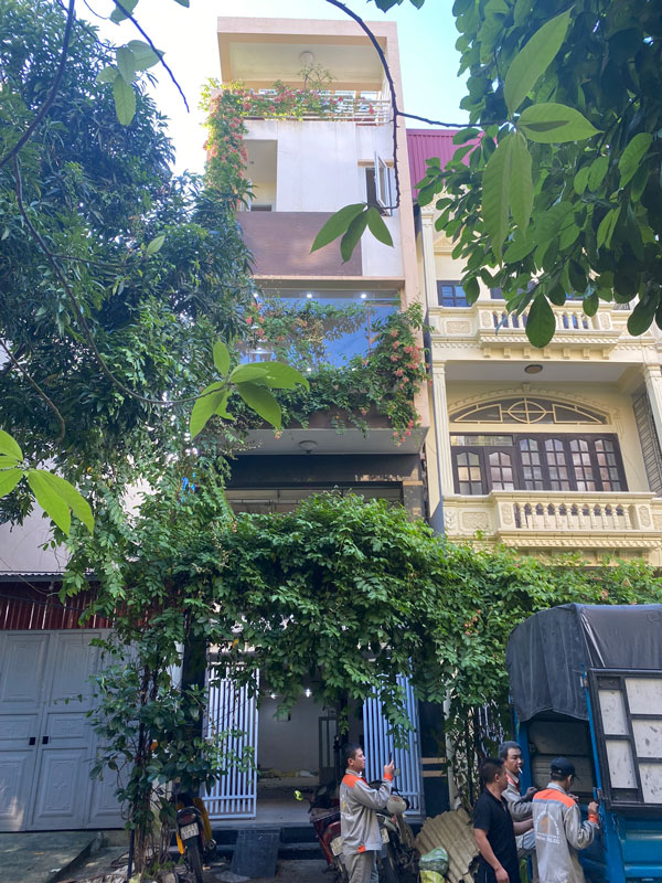 Chuyển hàng lắp đặt công trình chị Hằng lô 22 Lê Hồng Phong Hải Phòng